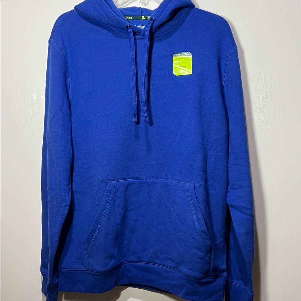 Tek Gear Blue Ultrasoft Fleece Pullover Hoodie